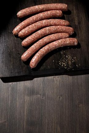Les Saucisses fines aux herbes
