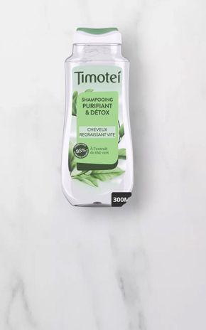 Le Shampoing purifiant et détox "Timotei"