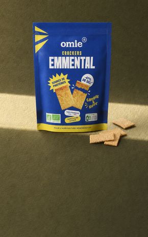 Les Mini Crackers à l'emmental BIO "Omie"
