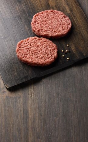 Les Steaks hachés de porc