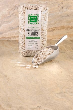 Les Haricots lingots blancs