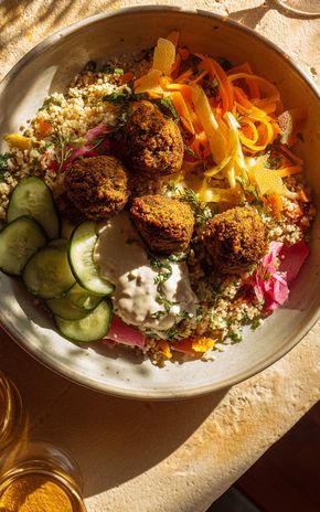 La Salade boulgour falafel