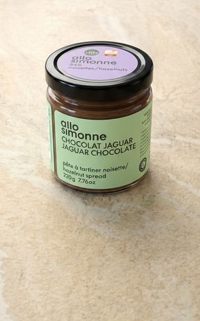 La Pâte à tartiner noisette jaguar "Allo Simonne"