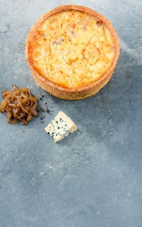 La Quiche aux oignon et fourme d'Ambert