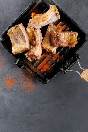 Les Ribs de porc cuits à basse température