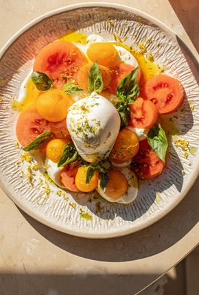La Salade burrata tomate melon