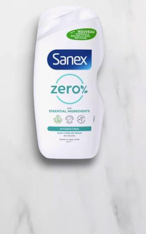 Le Gel douche hypoallergénique 0% "Sanex"