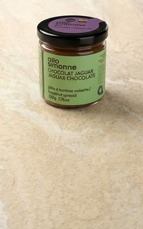 La Pâte à tartiner noisette jaguar "Allo Simonne"