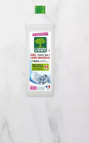 Le Gel lave vaisselle tout en 1 "Arbre vert"