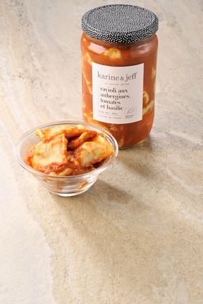 Les Ravioli aux aubergines tomate et basilic BIO