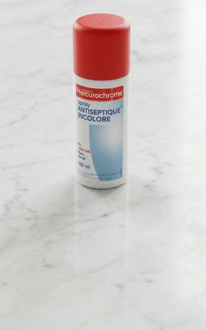 Le Spray désinfectant incolore "Mercurochrome"