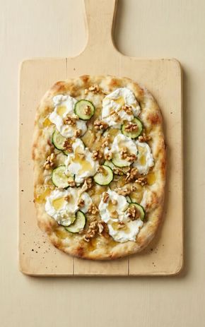 La Pinsa courgette chèvre & miel