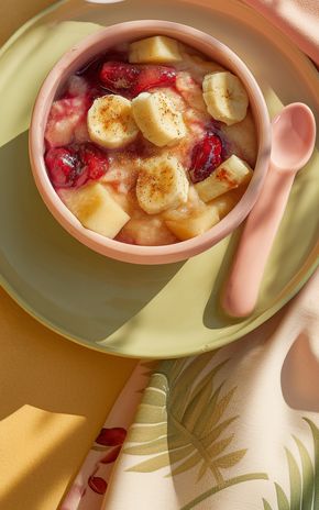 La compote banane cerise - dès 8 mois