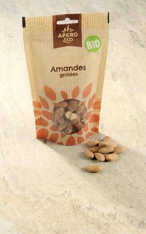 Les Amandes grillées salées BIO
