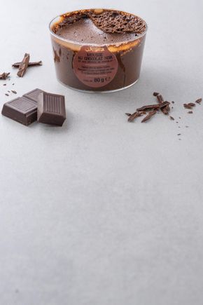 La Mousse au chocolat aux pépites de chocolat noir