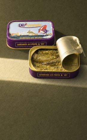 Les Sardines au pesto