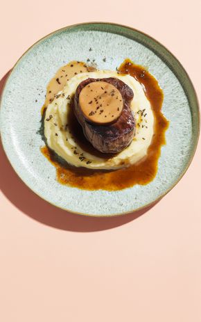 Le Tournedos Rossini et sa purée à la truffe