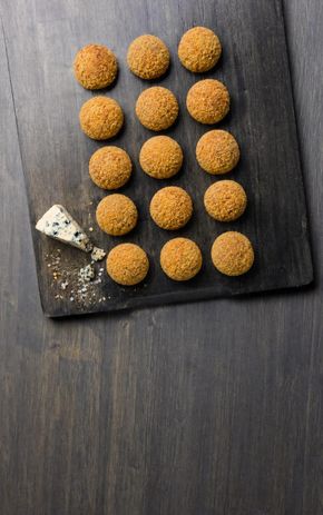 Les Boulettes de porc panées au bleu d'auvergne