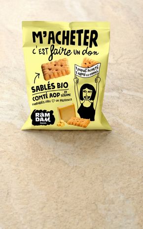 Les Sablés comté graines de sésame "Ramdam"