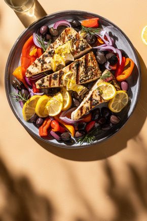Le Pavé d’espadon grillé à la méditerranéenne