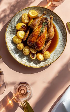 La Caille farcie au foie gras