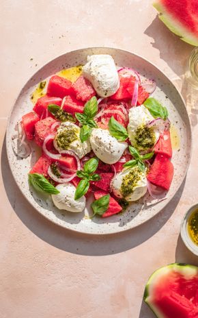 La Pastèque Burrata Pesto
