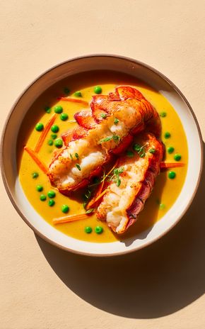 Le Curry de langouste aux petits légumes