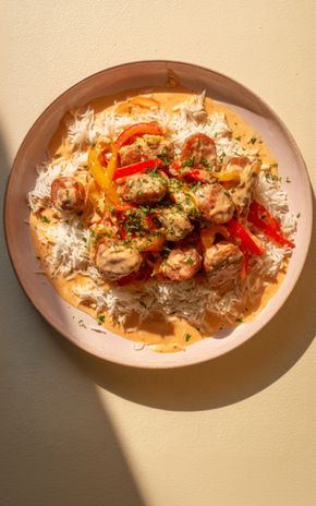 Le Poulet au chorizo et aux poivrons