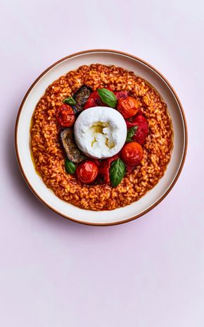 Le Risotto tomate burrata