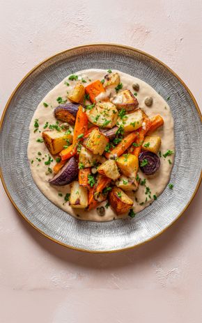 Les Légumes au four, sauce onctueuse tahini