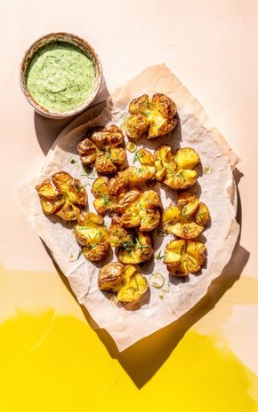 Les Smashed Potatoes Sauce Green Goddess