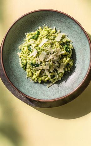 L’Orzotto au pesto d’épinards