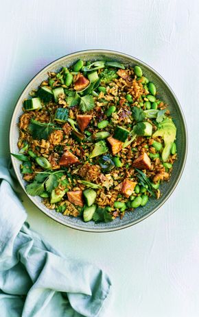 La Salade crispy au saumon