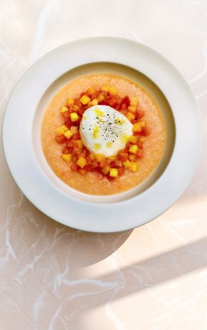 Le Melon, Tomate Et Ricotta
