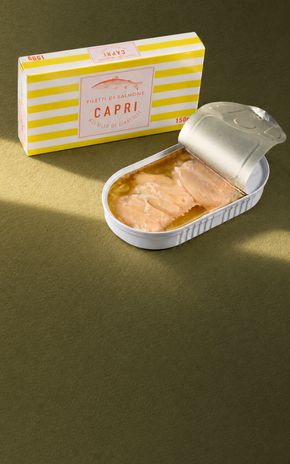 Les Filets de saumon à l'huile "Capri"