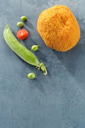 L' Arancini boeuf  et petis pois