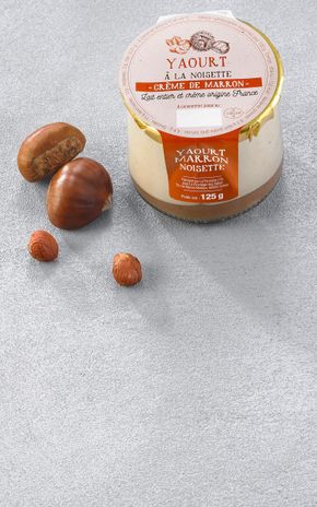 Le Yaourt à la noisette et crème de marron