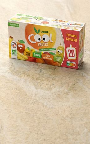 Les gourdes multi-parfums fruits BIO format familial