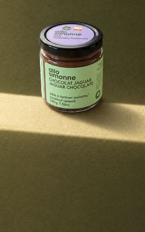 La Pâte à tartiner noisette jaguar "Allo Simonne"