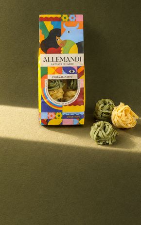 Les Tagliatelles aux œufs et aux épinards "Allemandi"