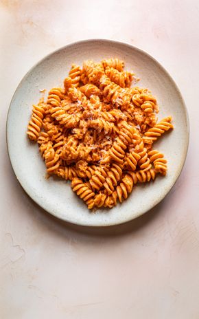 Les Pâtes crémeuse poivron