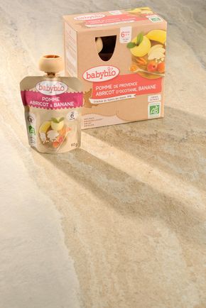Compotes de pommes, abricots, bananes BIO - dès 6 mois