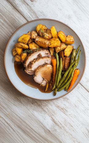 Le Rôti de Porc aux petits Légumes