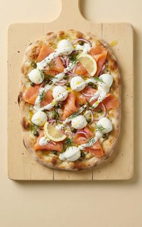 La Pinsa nordique au saumon fumé