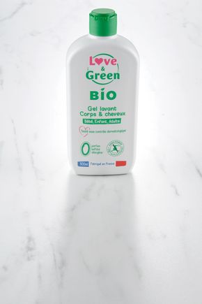 Le Gel douche corps et cheveux "Love&Green"