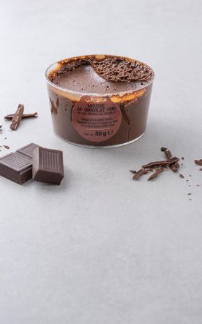 La Mousse au chocolat aux pépites de chocolat noir