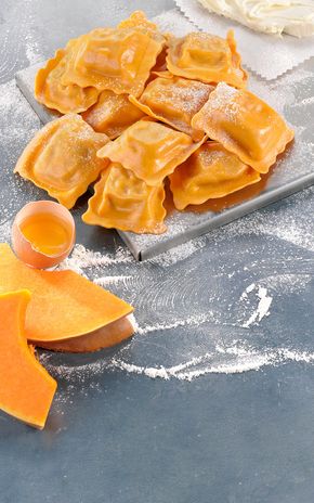 Les Ravioli courge et mascarpone