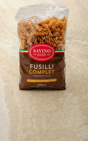 Les Fusilli au blé complet