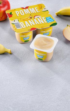 Les Compotes de pomme-banane