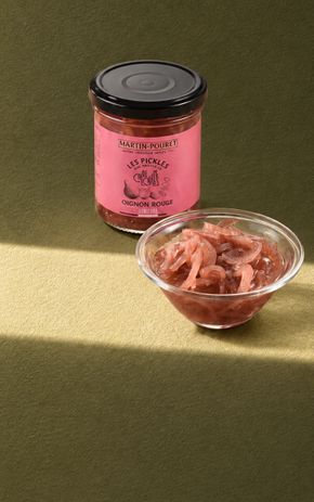 Les Pickles oignons rouges genièvre "Martin Pouret"